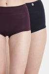 Bleeding Heart High Rise Full Coverage Boyshort (Pack of 2) - Multicolor — thumbnail 1